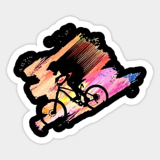 Downhill Biker Cycling Bicycle Mountainbike MTB Sticker